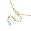 Natural Mixed Stone & Quartz Crystal Round Beaded Necklaces NJEW-JN05302-02-5