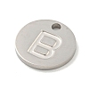 Non-Tarnish 304 Stainless Steel Pendants FIND-M017-02P-B-2