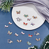 SUPERFINDINGS 42pcs 7 styles Alloy Enamel Connector Charms FIND-FH0007-66-5