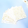 Metallic Nail Decals Stickers MRMJ-R088-29-M-9