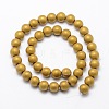 Electroplate Non-magnetic Synthetic Hematite Beads Strands G-R363-8mm-M-2