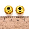 UV Plating Iridescent Transparent Acrylic European Beads OACR-E033-22-09-3