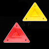 CHGCRAFT 10Pcs 2 Colors Slow Moving Vehicle Sign AJEW-CA0003-39-3