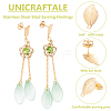 20Pcs Leaf 304 Stainless Steel Stud Earring Findings STAS-UN0058-05-5