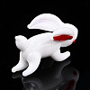 Handmade Lampwork Rabbit Display Decorations LAMP-N034-12-3