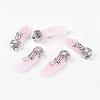Natural Rose Quartz Big Pendants G-G718-A05-1