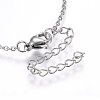 304 Stainless Steel Pendant Necklaces NJEW-L146-06P-3