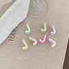 UV Plating Acrylic Alphabet Beads OACR-N163-42J-1