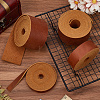 2M Flat AB Grade Cowhide Leather Cord AJEW-WH0479-73E-03-4
