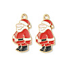 Christmas Alloy Enamel Pendants ENAM-D047-10LG-05-2