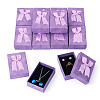 Rectangle Paper Jewelry Set Storage Gift Boxes with Bowknot CON-TAC0014-12B-2