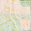 1Pc Flower Pattern Milk Fiber Mesh Fabric DIY-UN0006-50A-5