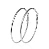 Stylish LED Hoop Earrings for Women - Non-Pierced Clip-On Design ST7736066-1