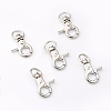 Alloy Swivel Lobster Claw Clasps PALLOY-WH0066-32P-2