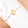 Adjustable 304 Stainless Steel Snake Chain Bracelets BJEW-D460-04G-3