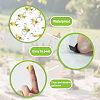 Rectangle Plastic Self-Adhesive Restaurant Menu Label Stickers AJEW-WH20177-002-3