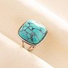 Adjustable 304 Stainless Steel Cuff Open Rings for Women TI2692-3-1