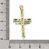 Easter Brass Pave Cubic Zirconia Pendants CU-E002-01F-G05-3