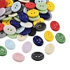 2-Hole Porcelain Buttons PORC-R010-05A-1