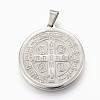 Tarnish Resistant 304 Stainless Steel Pendants STAS-F165-32P-2