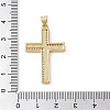 Brass Micro Pave Cubic Zirconia Pendants KK-I712-52G-02-3