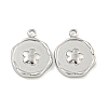 Non-Tarnish 304 Stainless Steel Pendants STAS-P365-01P-1