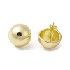 Brass Stud Earrings EJEW-M244-07G-1