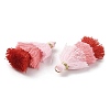 Polycotton Tassel Pendant Decorations GLAA-K060-07KCG-13-2