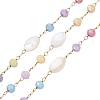 Handmade Shell & Crystal Beads Chains CHS-T006-09G-1-1