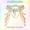 Rhinestone Cup Chains Belts AJEW-WH0470-61G-2