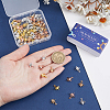 100Pcs 5 Colors Tibetan Style Alloy Pendants FIND-SC0023-23-3