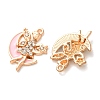 Alloy Enamel Pendants RB-CBAA987-21KCG-2