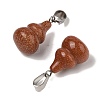 Synthetic Goldstone Pendants G-B127-03P-09-2