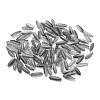 Frosted Glass Beads FGLA-L001-001G-1