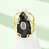 Natural Obsidian Cuff Rings GG-CBA5FCC-03G-07-1