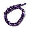 Dyed Synthetic Imperial Jasper Beads Strands G-F804-A01-01-3