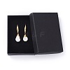 Natural Baroque Pearl Keshi Pearl Dangle Earrings X-EJEW-JE03527-4