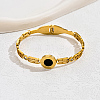 Natural Shell Flat Round Bangle LS-SR1208-1-1