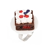 Afternoon Tea Resin & Plastic Adjustable Finger Rings for Women RJEW-K317-01E-2