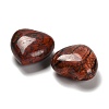 Natural Red Jasper Heart Display Decorations G-P562-02C-2