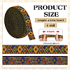 Rhombus Pattern Ethnic Style Polyester Ribbons OCOR-BC0009-21B-2