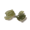 Natural Nephrite Jade Dolphin Charms G-NH0007-01-2