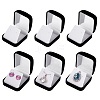 Flocking Jewelry Pendant Storage Boxes CON-WH0089-181C-1