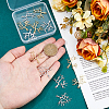 12Pcs 2 Styles Brass Peg Bails Pendants KK-HS0001-17-3