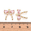 Brass Micro Pave Cubic Zirconia Pendants KK-N261-93B-G-3