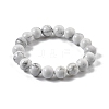 Natural Howlite Beaded Stretch Bracelets BJEW-Q692-42-10mm-4