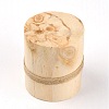 Schima Wood Candle Holder DJEW-WH0037-19B-2