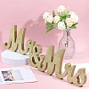 3Pcs 3 Styles Wooden Word Display Decorations AJEW-WH0270-177-4