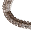 Gradient Natural Smoky Quartz Beads Strands GG-NH0017-A01-5