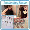 32Pcs 8 Colors Brass Clip-on Earrings FIND-PH0061-88-5